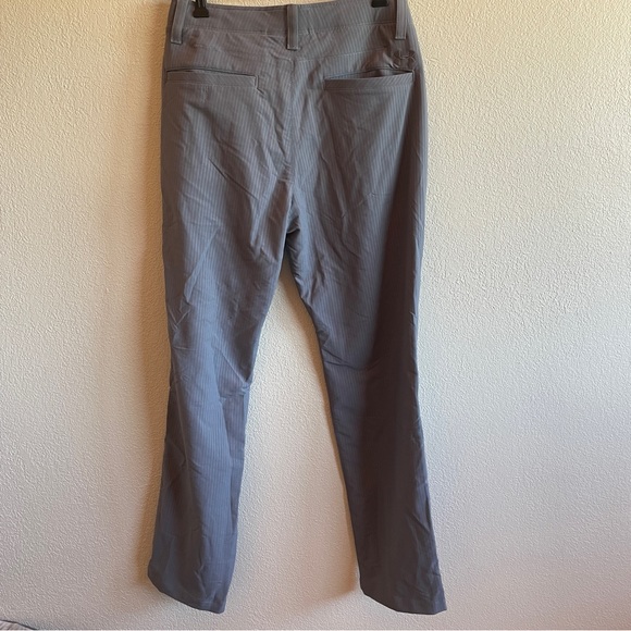 Under Armour Golf Pants In Gray with light Stripes - Picture 3 of 3